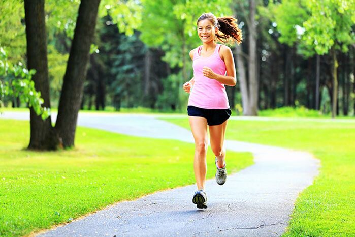 An hour of running in the morning will help you lose weight in a week