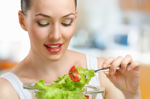 To achieve the goal of losing weight within a week, the girl eats semi-healthy foods
