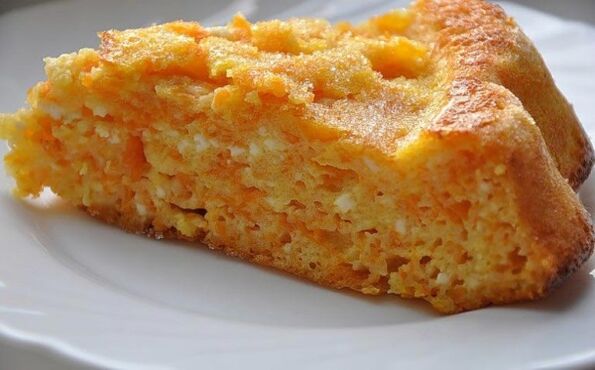 Carrot casserole - a delicious dessert for weight loss following the Maggi diet
